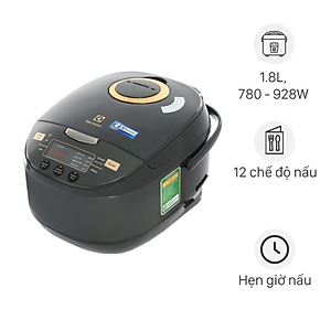 Nồi cơm điện tử 1.8 lít Electrolux E7RC1-650K - Hàng chính hãng