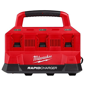 TRẠM SẠC NHANH 6 CỔNG MILWAUKEE M18 PC6 - HÀNG CHÍNH HÃNG