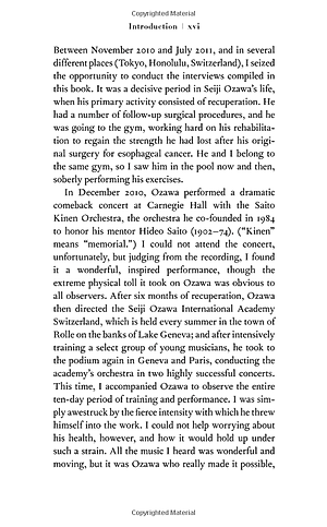 Absolutely On Music: Conversations With Seiji Ozawa