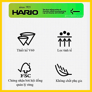 Giấy Lọc Cà Phê Hario V60