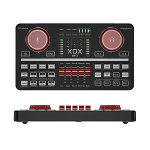 Trọn bộ Sound card XOX BP3 hát thu âm, Livestream kèm Mic thu âm và Tai nghe kiểm âm