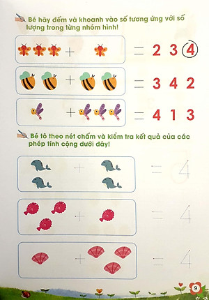 Sách Bé Tự Tin Bước Vào Lớp 1 - Cùng Bé Học Toán - Tập 1 (Dành Cho Bé Từ 5 - 6 Tuổi)