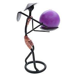 Chân Đế Nến Mỹ Thuật Eden Candle Hình Người Vác Cuốc EDC-N022