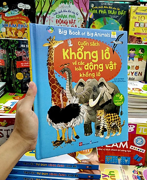 Sách Tương Tác - Big book - Cuốn sách khổng lồ về các loài động vật khổng lồ