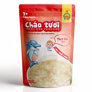 Cháo Tươi Thịt Bò Cà Rốt Cây Thị