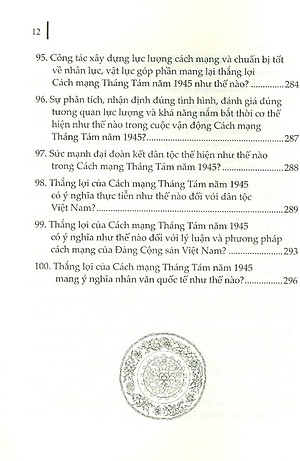 100 Điều Nên Biết Về Cách Mạng Tháng Tám 1945