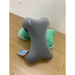 Gối foam khúc xương Heli đa chức năng-30x18x10cm - ( Gối tựa đầu xe hơi, đi xe máy cho bé)