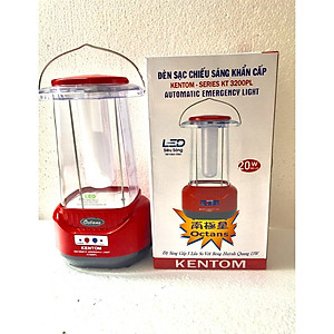Đèn sạc chiếu sáng khẩn cấp Kentom KT 3200PL bóng led- Hàng chính hãng