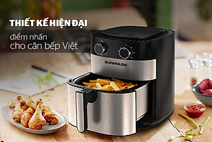 Nồi Chiên Không Dầu Sunhouse SHD4026 (6 lít) - Hàng Chính Hãng
