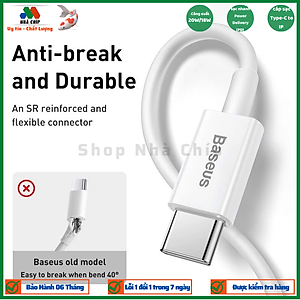 Cáp sạc nhanh siêu bền IP 20W Baseus Superior Series Fast Charging Data Cable Type-C to iP PD (480Mbps)-Hỗ trợ sạc nhanh PD 20W dành cho iPhone 12 / PD 18W dành cho iP11/ iP XS Max- Hàng chính hãng
