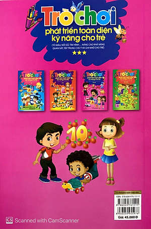 Sách Trò Chơi Phát Triển Toàn Diện Kỹ Năng Cho Trẻ - Tập 3