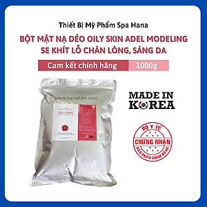 Bột Mặt Nạ Dẻo Oily Cho Da Dầu Se Khít Lỗ Chân Lông ADEL Hàn Quốc 1kg