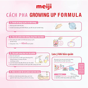 Sản phẩm dinh dưỡng công thức Meiji Growing up Formula 800g (Dành cho trẻ từ 1-3 tuổi)