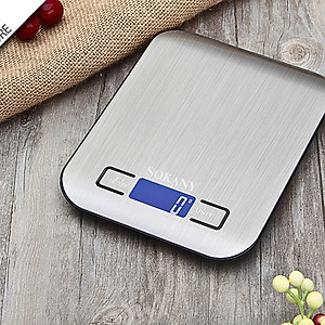 Cân tiểu ly 5kg Sokany SK-19026 màu bạc, chống nước, độ chính xác cao  - HÀNG CHÍNH HÃNG - DELIYA