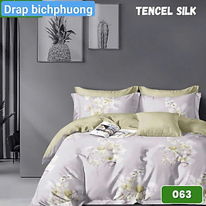  Bộ drap gối Tencel vải Hàn Quốc , đỉnh cao mát , mềm mại { drap và 3 áo gối}