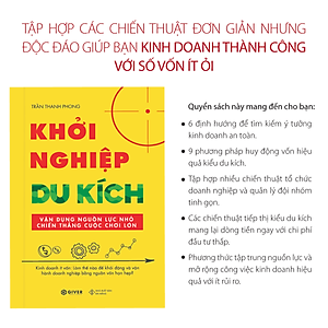 Khởi Nghiệp Du Kích - Kinh Doanh Ít Vốn - Vận Dụng Nguồn Lực Nhỏ Chiến Thắng Cuộc Chơi Lớn (Tái Bản)