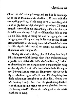 Sách Nhật Kí Mẹ Mỡ