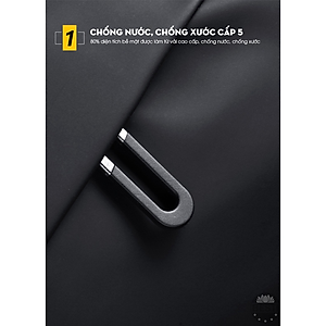 Túi Đeo Chéo Ngực Cho Nam Chống Nước, Chống Xước, Chống Bám Bẩn, Nhiều Ngăn Phong Cách Thời Trang Cao Cấp Besti Y02- Hàng Chính Hãng