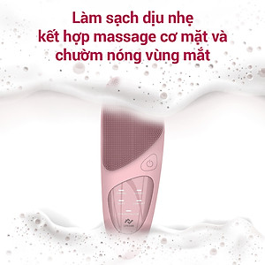 Máy Rửa Mặt Silicone Siêu Mềm Life360 LE-MRM22 với 5 Chế Độ Rửa Mặt Sạch Sâu, Massage và Chườm nóng vùng mắt