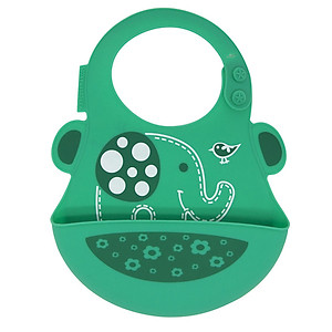 Yếm silicon ăn dặm cho bé Marcus & Marcus, từ 6 tháng