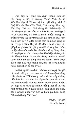 Quản Trị Bằng Văn Hóa - Cách Thức Kiến Tạo Và Tái Tạo Văn Hóa Tổ Chức