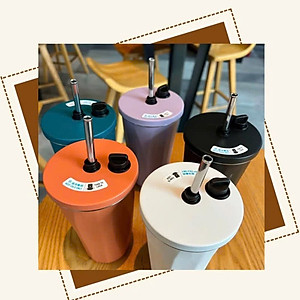 Ly Giữ Nhiệt / Cốc Giữ Nhiệt Bình Nước Giữ Nhiệt 2 Lớp Chất Liệu 304 Cao Cấp An Toàn Cho Sức Khỏe 600ml - Hàng chính hãng