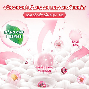 Viên giặt xả siêu sạch, thơm mát -diệt khuẩn tiện lợi CleanZ 5 trong 1 (16 viên/túi) Hương Hoa Anh Đào- Hàng Chính hãng 