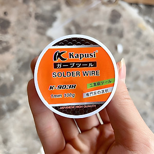 Cuộn thiếc hàn KAPUSI Japan K-9038, 1mm 100g thiếc hỗn hợp nhựa thông mau dính