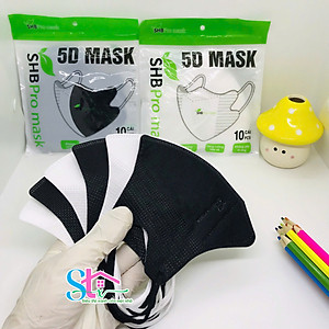 Thùng khẩu trang 5d SHB pro mask nguyên thùng, khẩu trang 5d mask hàn quốc cao cấp
