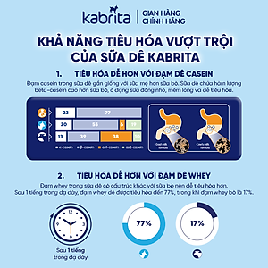 [Phiên bản mới] Sữa dê Kabrita số 1 cho trẻ 0-12 tháng - Lon 800g