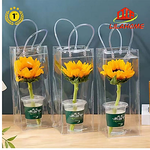 Túi Nhựa Trong Suốt Đựng Ly Giữ Nhiệt/Bình Giữ Nhiệt Tiện Lợi - Chính Hãng