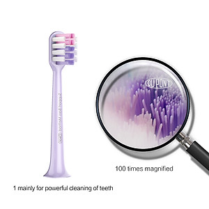 Đầu Bàn Chải Thay Thế DR.BEI BY-V12 3 Cái /Gói | Lông Toray Nhật Bản | Chứng Nhận FDA - Hàng Chính Hãng