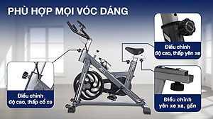 Xe đạp tập thể dục spining Airbike Sport - Hàng chính hãng