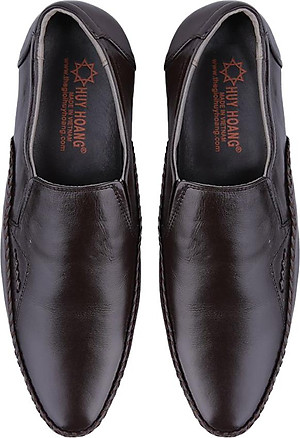 Giày Nam Huy Hoàng HT7193 - Nâu