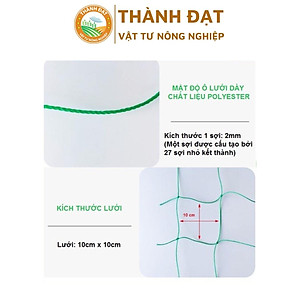 Lưới làm giàn cây leo, nhiều kích thước , độ bền cao, dễ lắp đặt, làm giàn bầu, mướp, bầu, bí