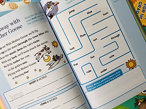 Sách summer brain quest 1&2 phát triển tư duy iq cho bé - in màu ( tiếng anh, 6 - 7 tuổi )