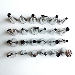 Bộ 24 đuôi bắt bông kem – Bộ dụng cụ làm bánh kem – Mã số 1035