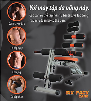 Máy Tập Cơ Bụng Đa Năng,Máy Tập Cơ Bụng Đa Năng Tập Bụng, Lưng, Eo Tại Nhà Gấp Gọn Tiện Lợi Tập Được Nhiều Động Tác Khác Nhau (hàng nhập khẩu)