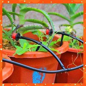 Bộ KIT hệ thống tự động tưới nhỏ giọt 25m dây và 30 đầu phun kèm đầy đủ phụ kiện 206848