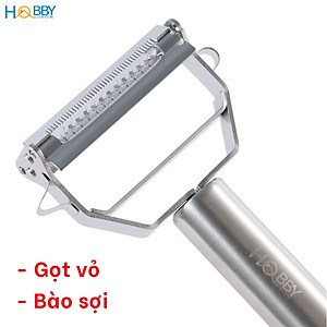 Dao gọt bào sợi rau củ đa năng inox 304 bền bỉ Hobby Home Decor DCDN