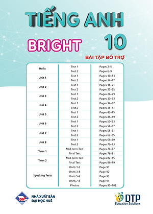 Bài tập bổ trợ Tiếng Anh 10 Bright