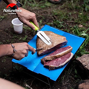 Bàn dã ngoại cắm trại Naturehike campoutvn xếp gấp gọn NH16Z016 du lịch khung nhôm nhẹ bề mặt chắc chắn A104