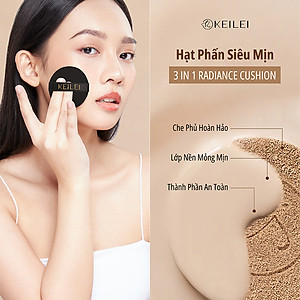 Phấn nước đa năng 3 trong 1  KEILEI -  3 in 1 Radiance Cushion  KEILEI