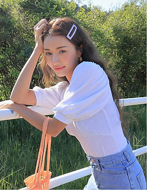 Kẹp tóc kim loại mẫu Hàn KAH63 hình vuông mẫu HOT (chọn mầu)