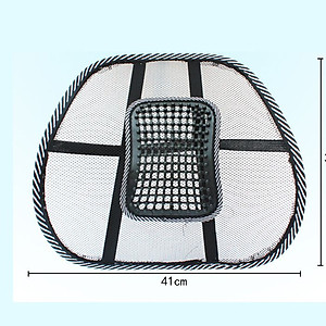 Tấm Lưới Đệm Tựa Lưng, Đệm Ghế Ô Tô, Ghế Văn Phòng - Matxa Thư Giãn Cột Sống Chống Mỏi Lưng - Hangf Loại 1 Chính Hãng MINIIN