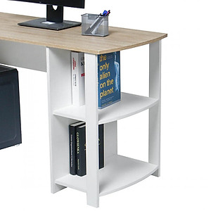 Bàn làm việc chữ L độc đáo SMLIFE Darvell