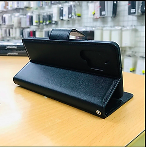 Bao da dạng ví Dành cho SamSung Galaxy A04, A04s, A14 5G hiệu Han man có quai cài, ngăn chứa thẻ - Hàng Chính hãng