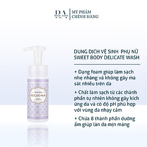 Dung Dịch Vệ Sinh Phụ Nữ Nhật Bản Sweet Body Delicate Wash
