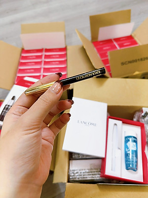 Chì kẻ mắt Lancome Le Crayon Khol màu 01 Noir - Size mini tách set