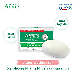 Xà phòng trị mụn lưng và rửa mặt Acnes Washing Bar 75g